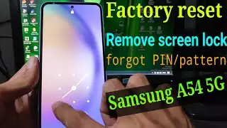 Factory reset Samsung A54 5G || Hard reset Samsung A54 5G