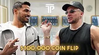 WE DID A $100,000 COIN FLIP WITH STEVEWILLDOIT....