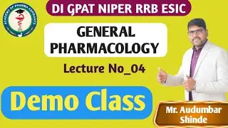 General Pharmacology_04#shortsvideo #democlass #druginspector2025 #MrAudumbarsir #apagpatacademy