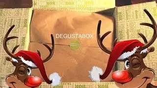 UNBOXING dégustabox de Noël avec ma femme et mes enfant =D