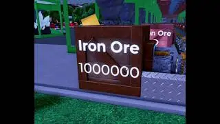 Aiden reaches one million iron ore || Roblox Factory Simulator