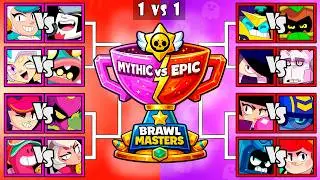 MYTHIC vs EPIC | Who Is THE BEST? | Brawl Stars Tournament | Wendy New Brawler