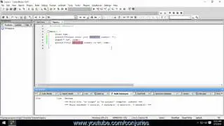 C Programming (Filipino) - A07 – Input Using scanf() Function