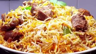 Mutton Biryani With Less Masala | Simple Biryani Without Curd | Ramzan/Eid Special Biryani Recipe