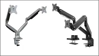 Best Dual Monitor Stands | Dual Monitor Spring Arms Desk Mount | Dual Monitor Mount