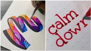 The best calligraphy and lettering unusual pen and marker ▶️3