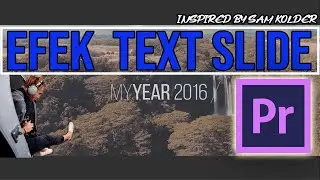 Efek Slide Text Adobe Premiere Pro