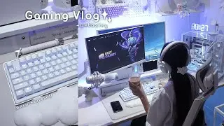 Game Vlog🎮 | VALORANT All Night 🌃 Unboxing New Keyboard | Raser Huntsman v3 pro TKL⌨ ️