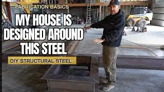 DIY STRUCTURAL STEEL.  I have been thinking of this steel for years and finally finished it.
