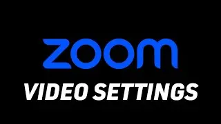 How To Access Video Setting - Zoom