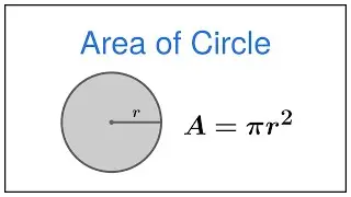 Area of Circle — Formula Derivation (Proof), Example
