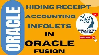 How to hide infolets on Receipt Accounting work area?