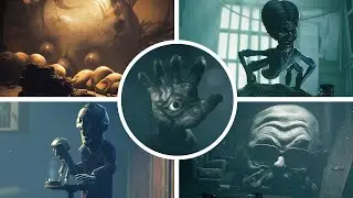 LITTLE NIGHTMARES 3  - All Bosses (Includes All Cutscenes + Ending)