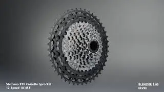 XTR Cassette 3D- Model.