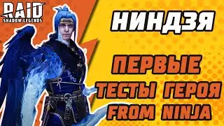НИНДЗЯ. Первые тесты героя. FROM NINJA. Raid: Shadow Legends.