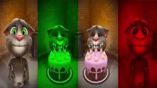 TALKING TOM FUNNY MOVEMENT  - TOM GAMEPLAY MOBILE TOM COLORS CARTOON FUNNY LIKE