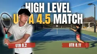 A Very High Level USTA 4.5 Match [UTR 8.2 vs UTR 8.1]