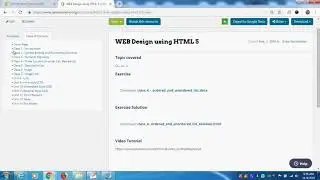 Web Design using HTML-class 4 order list css list style   part 3