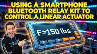 Using a Smartphone Bluetooth Relay Kit to Control a Linear Actuator