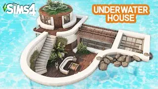 Sims 4 ROUND UNDERWATER MANSION [No CC] - Speed Build | Kate Emerald