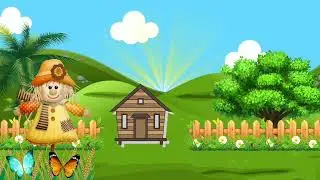 Background Animasi green Boneka Sawah || no copyright - Animasi Green