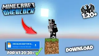Minecraft One block Map 1.20+ | Minecraft One block 1.20.30 + No lag