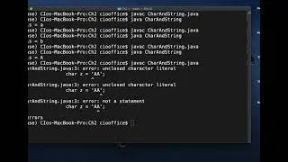 Java 17: Characters التعامل مع الحروف في الجافا