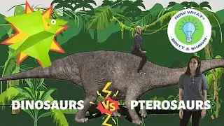 Flying Paper Pterodactyl Craft for Kids - Dinosaurs and Pterosaurs | Educational Video for Children