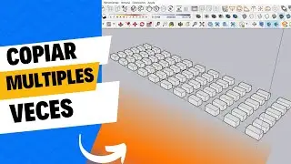 How to copy an object multiple times in SketchUp
