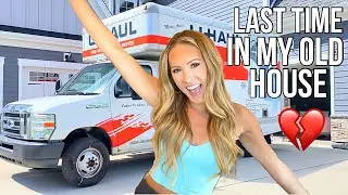 GOING TO MY OLD HOUSE FOR THE LAST TIME 💔🏠 MOVING VLOG / DAY IN MY LIFE
