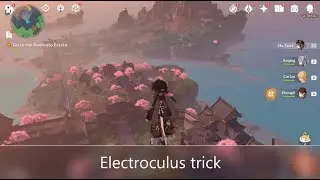 Inazuma City, Electroculus location and trick 【No Venti or Kazuha】