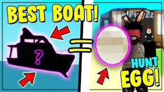 *BEST* BOAT To Get MYTHIC EGGS In Fishing Simulator - ROBLOX