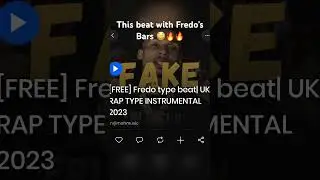 This beat with fredo’s bars 😰🔥 #fredotypebeat #fredo #ukrapinstrumental