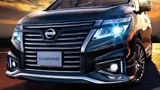 2020 Nissan Elgrand Highway Star Jet Black Urban Chrome luxury minivan