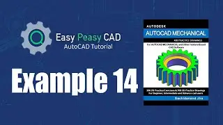 Solving Autocad Mechanical Example 14  Step-by-step Guide! (Offsetting)