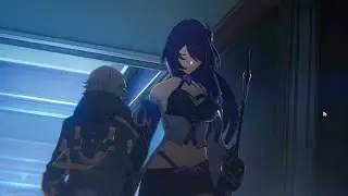 Can someone explain why Acheron has red tex Dialogue?