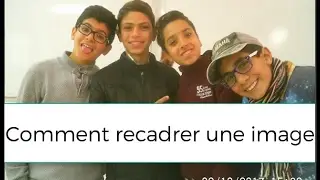 PIXLR comment recadrer une image