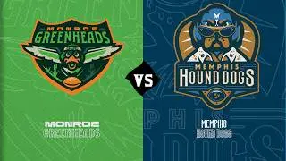 Monroe Greenheads vs Memphis Hound Dogs