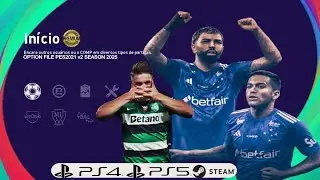 PES2021 OPTION FILE - V2 | Season 2025 ( PS4/PS5/PC )