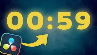 How to CREATE and CUSTOMIZE timers in DaVinci Resolve