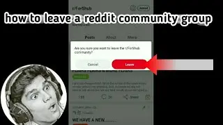 How to leave a community in reddit | Jay Adithya |