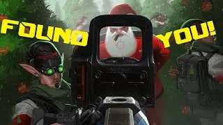 Hunting Santa Claus in Airsoft Match