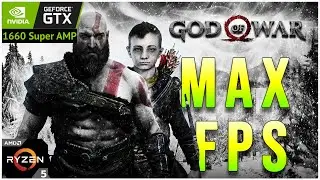 God Of War PC BENCHMARK MAX FPS (Low Preset) l GTX 1660 Super AMP l Ryzen 5 3600