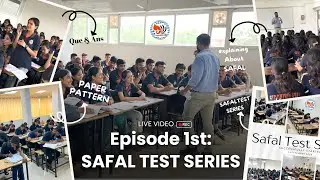 SAFAL TEST SERIES || PART 1 || Siddhivinayak Education Institute || JEE/NEET
