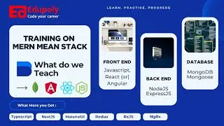 Training on MERN MEAN stack | What do we Teach