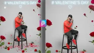 Valentine's Day photo editing PicsArt  2021|valentine's day girlfriend photo editing | RR - EDITZ|