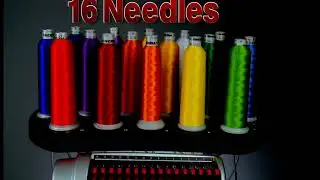 Melco Bravo 16 Needle Embroidery Machine