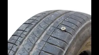Remendo de pneu do carro,  de forma FÁCIL, SIMPLES e PRÁTICA!!