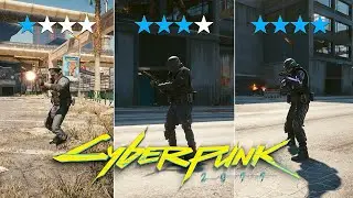 Cyberpunk 2077 Police Wanted Level Before The New Update 2.0 !!! 🤔🤔🤔