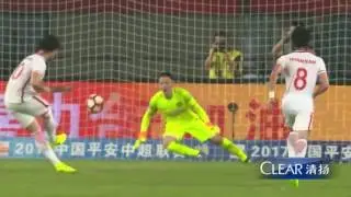 Tianjin Quanjian vs Beijing Guoan 2-2 HD highlights 10/08/2017 HD Pato goal